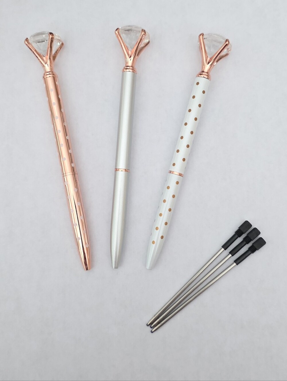 Bling Metal Pens 💎Set Of 3💎 With Refills